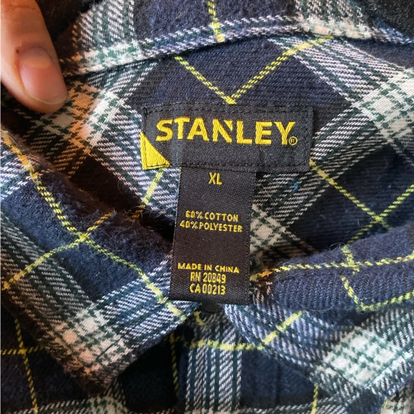 Men’s Plaid Flannel Shirt - Stanley - Picture 6 of 7